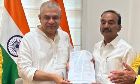 MP Requests Railway Line to Medaram and Infrastructure Support
