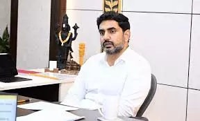 Lokesh Says Mangalagiri Gems, Jewellery Park To Be Best In Country Lokesh Says Mangalagiri Gems, Jewellery Park To Be Best In Country