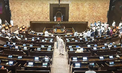 Rajya Sabha Bids Farewell to 6 Retiring Members, P Wilson Re-Elected