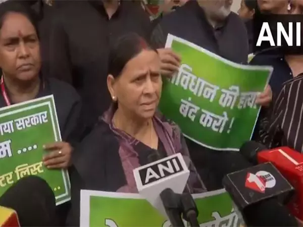 Rabri Devi Leads Stir Against SIR