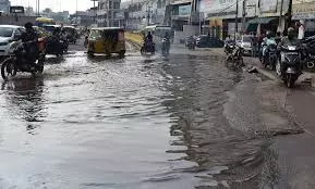 Rain Damages Almost All Roads In Hyderabad