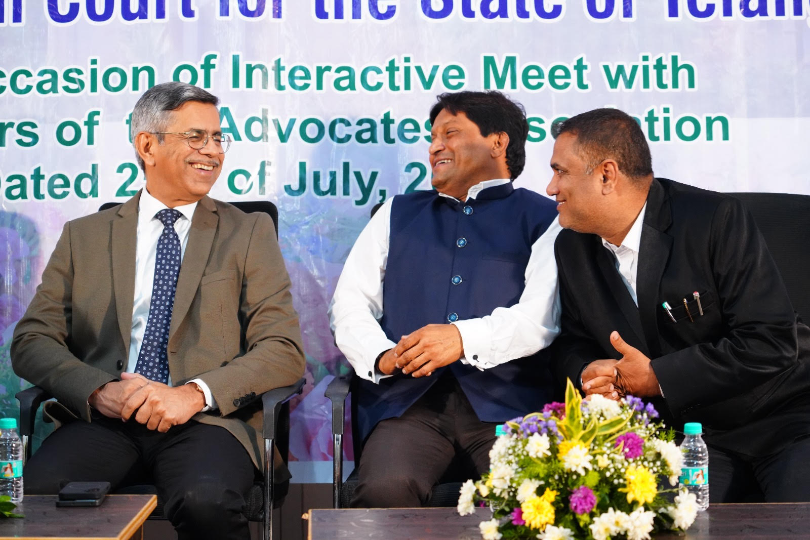 Telangana Chief Justice Appreciates Advocates, Calls Collaboration
