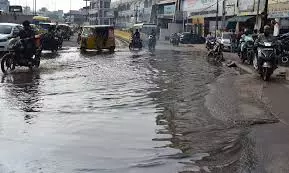 Rain Damages Almost All Roads In Hyderabad