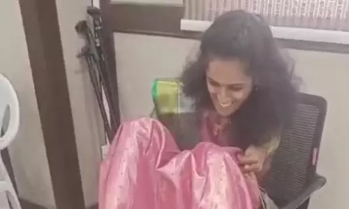 GHMC Commissioner Lauds Specially Abled Junior Assistant M. Vaishnavi as a Motivation for Hyderabads Growth GHMC Commissioner Lauds Specially Abled Junior Assistant M. Vaishnavi as a Motivation for Hyderabads Growth