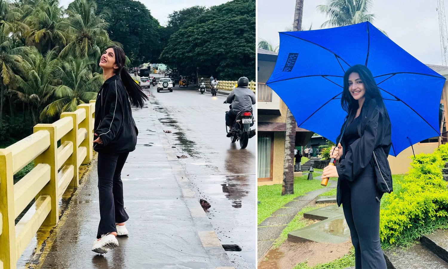Sreeleela Shares Rainy Day Photos, Promotes Film
