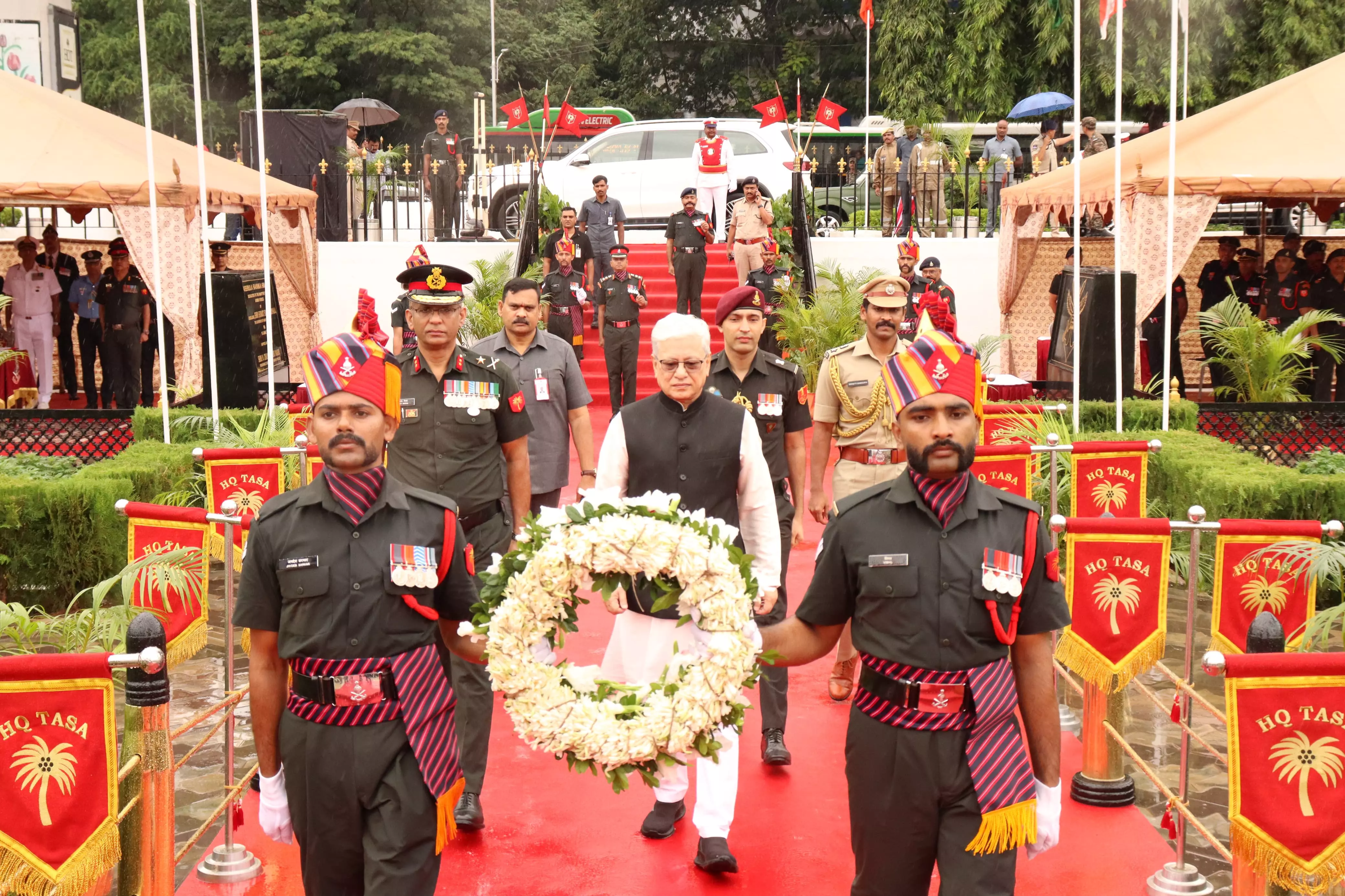 Kargil Vijay Diwas: Telangana Governor pays tributes to martyrs at Parade Grounds