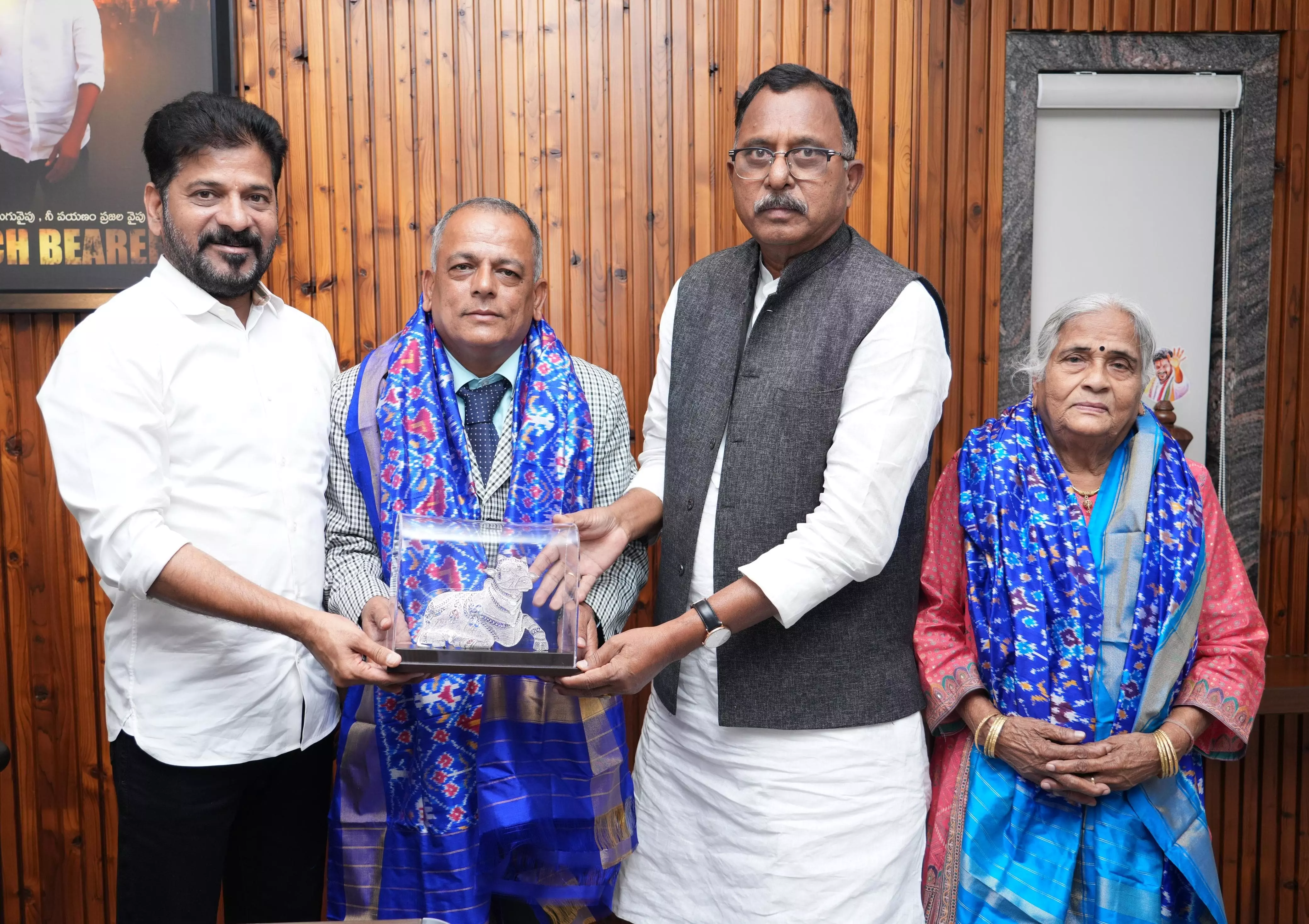 CM Fetes Kargil War Hero Col. Joy Dasgupta