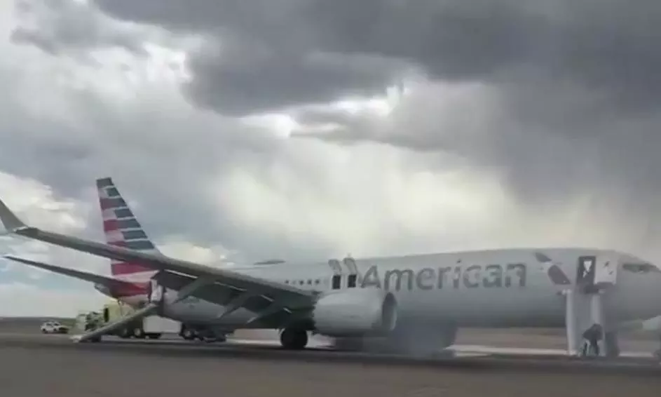 American Airlines Flight Catches Fire at Denver Airport, Passengers Evacuated
