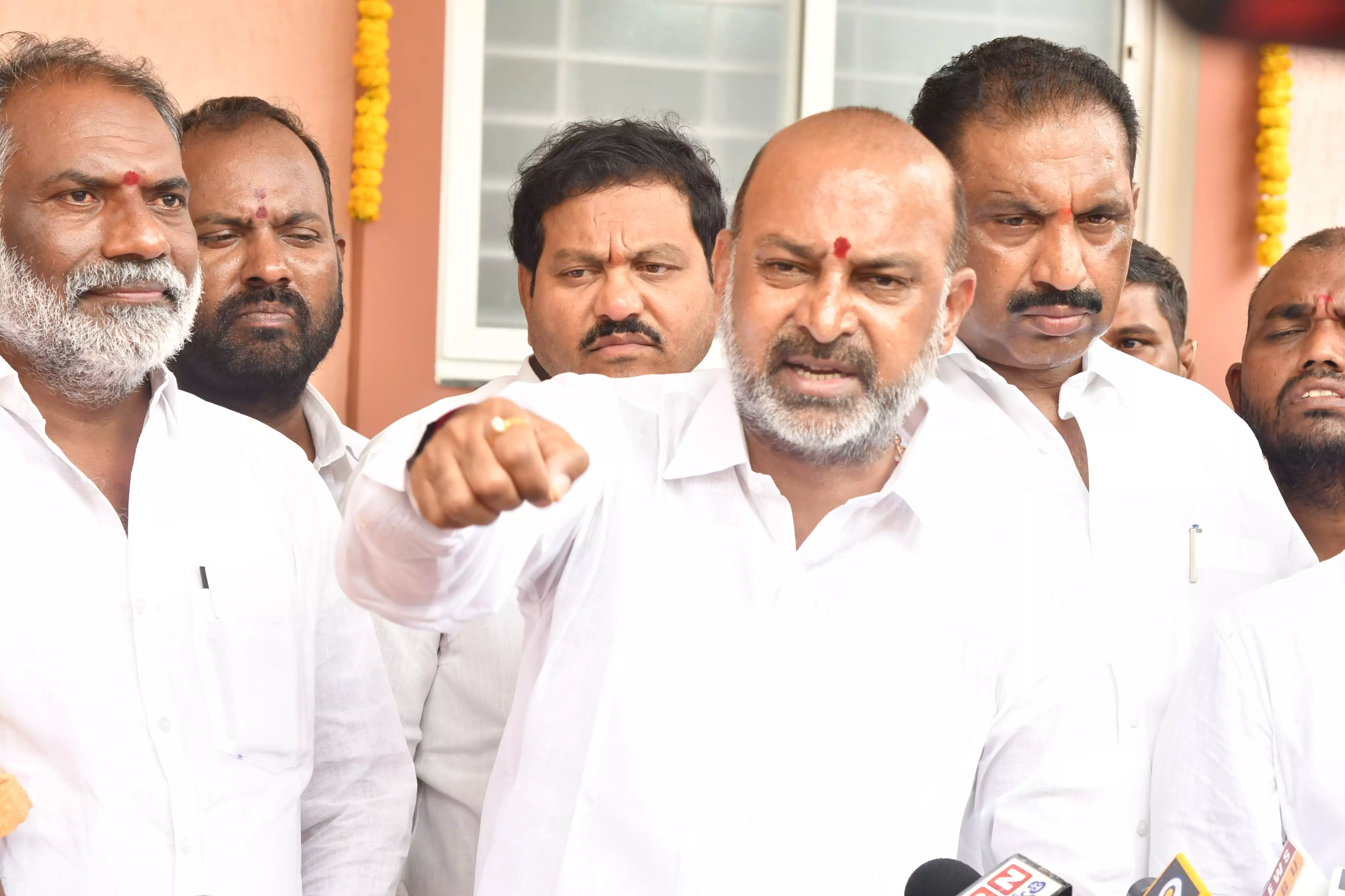 Bandi Challenges KTR to BRS Merger Debate