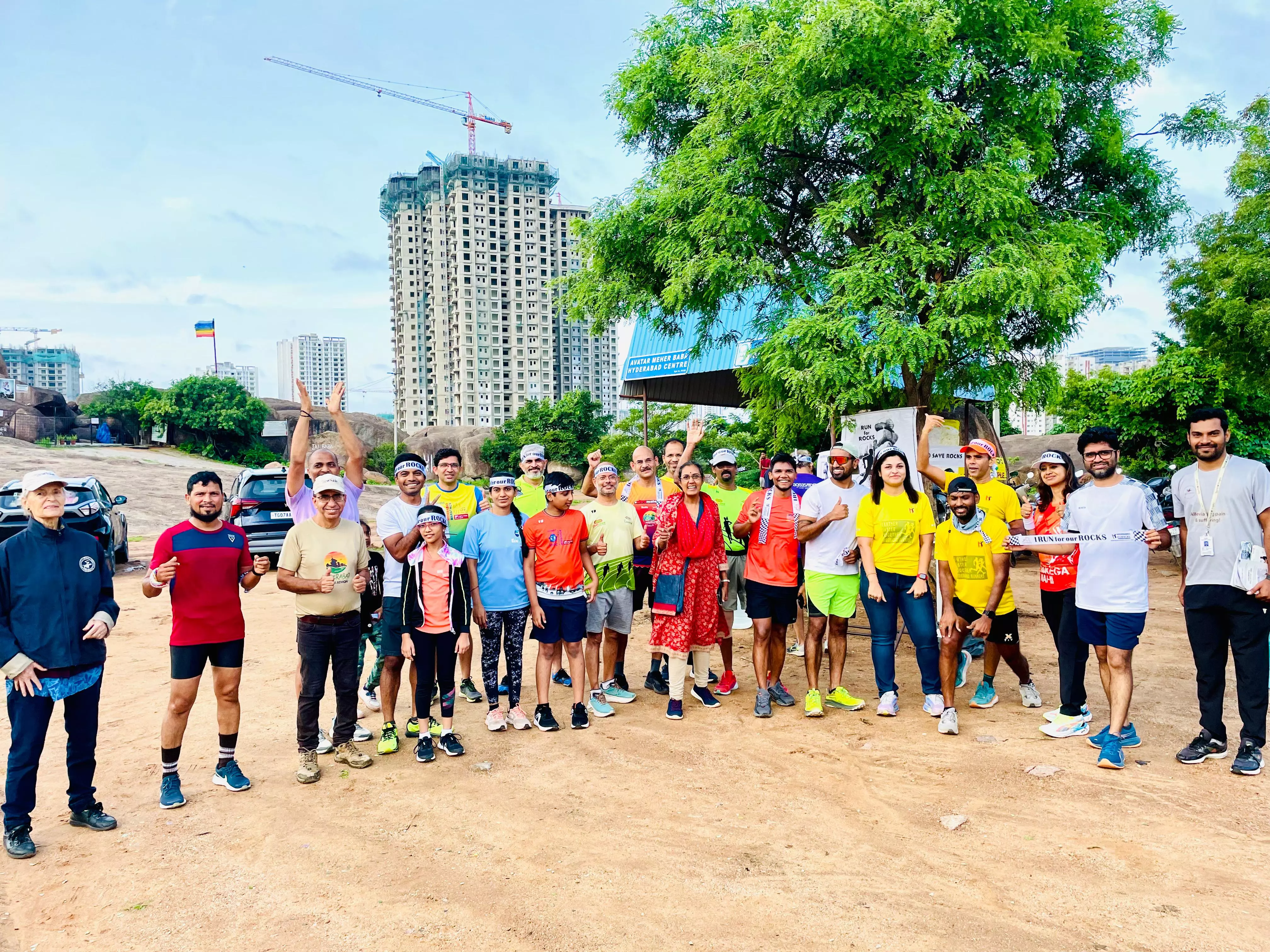 200 Run for 2.5 Billion-year-old Khajaguda Rocks