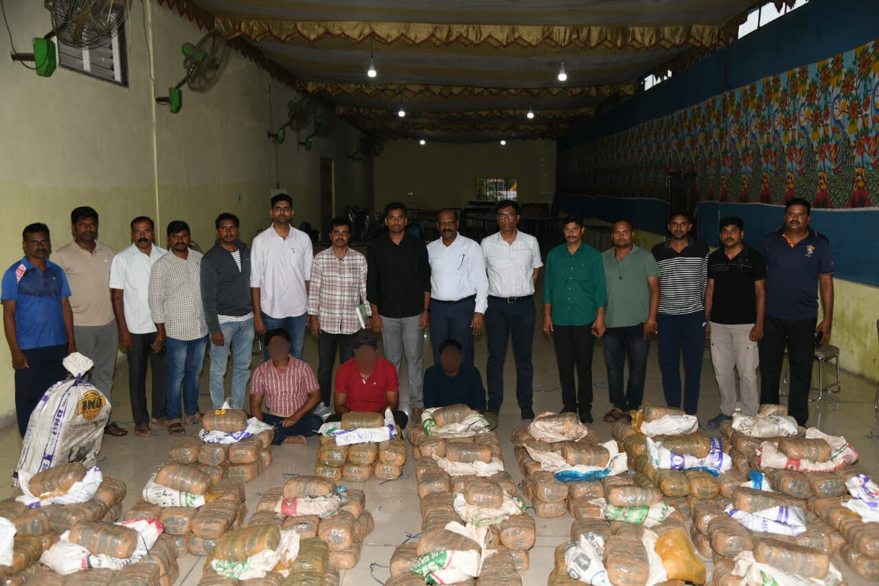 EAGLE Seizes 935 kg of Ganja in Major Hyderabad Bust
