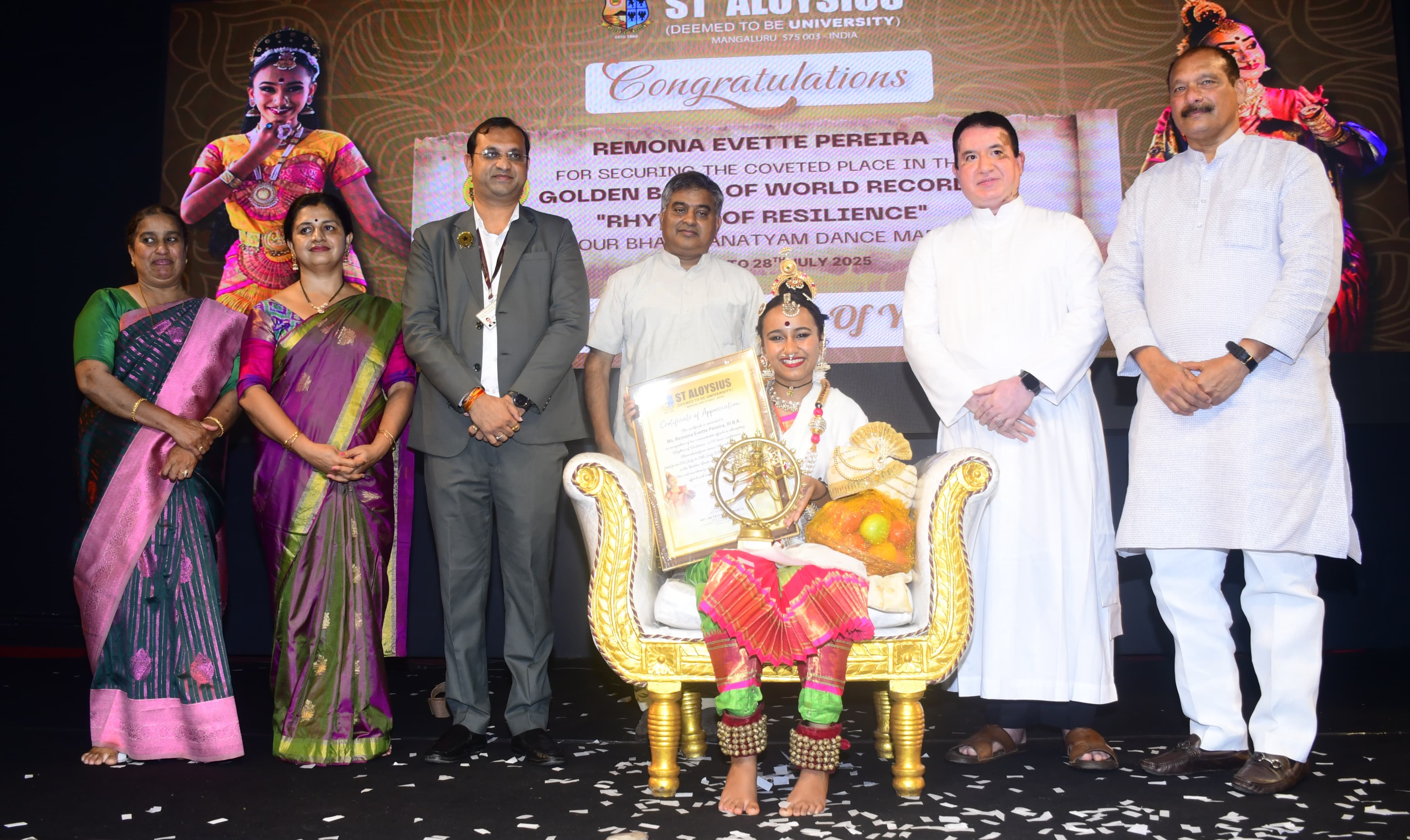 Student Achieves Record with 170-Hour Bharatanatyam Dance Marathon