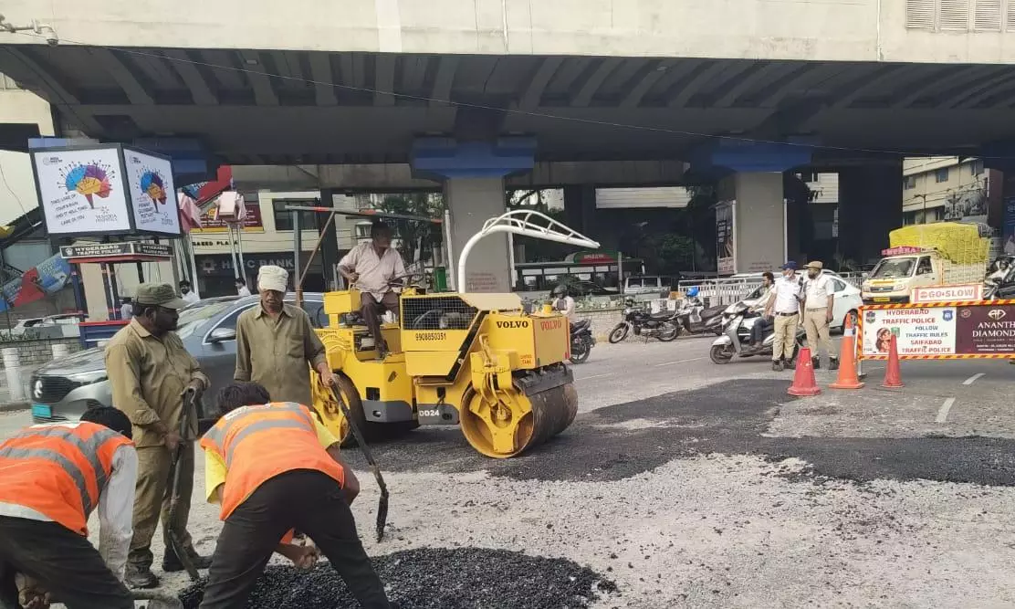 City Intensifies Repairs to Boost Road Safety in Hyderabad City Intensifies Repairs to Boost Road Safety in Hyderabad