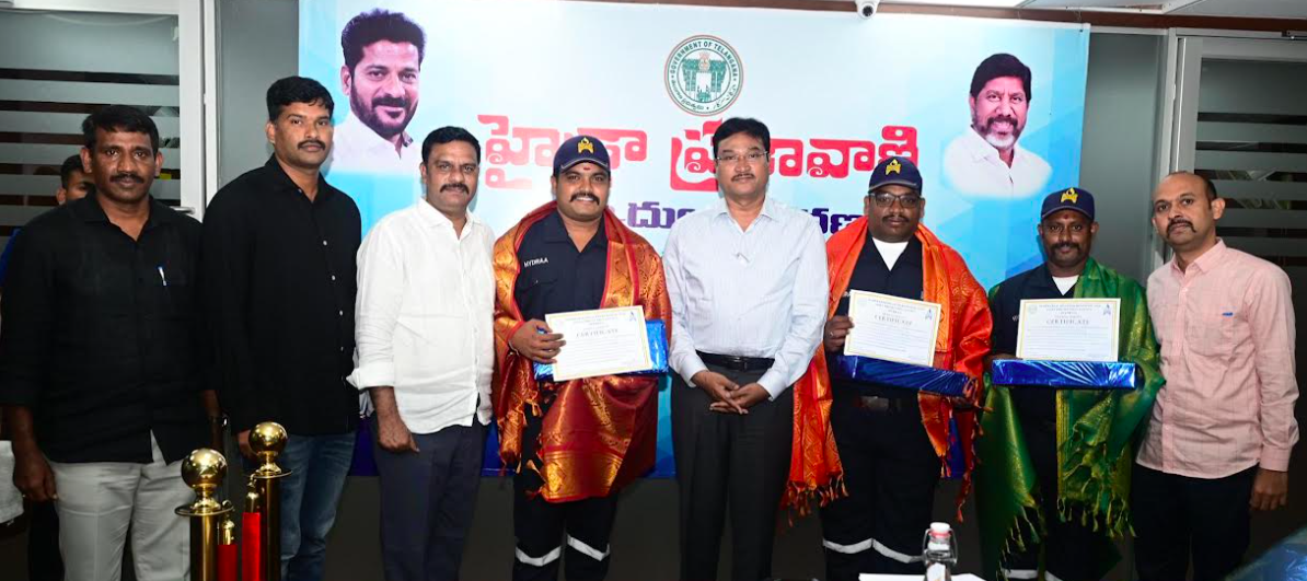 HYDRAA Commissioner Honors Staff for Suicide Rescue on Bridge