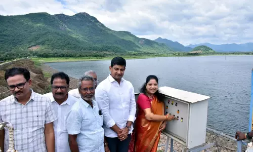 Ministers Release Water from VZM District’s Andra Reservoir
