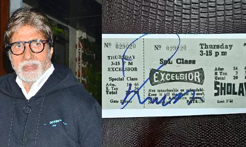 Amitabh Bachchan Shares old Sholay Ticket: Kept And Preserved