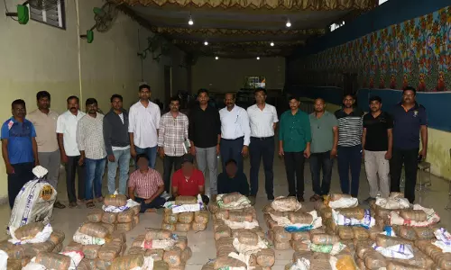 EAGLE Busts Inter-State Ganja Racket on Hyderabad Suburbs, 3 Held