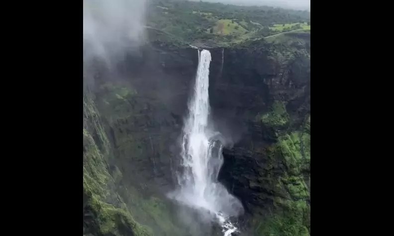 Kuntala Waterfall Attracts Tourists as Curbs Lifted