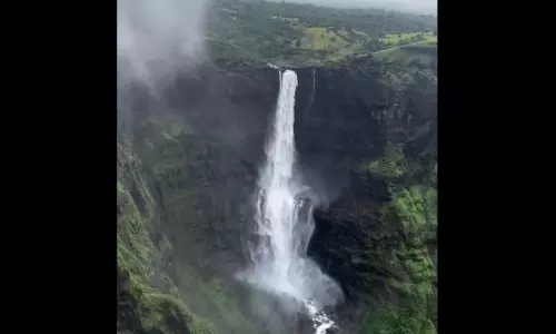 Kuntala Waterfall Attracts Tourists as Curbs Lifted
