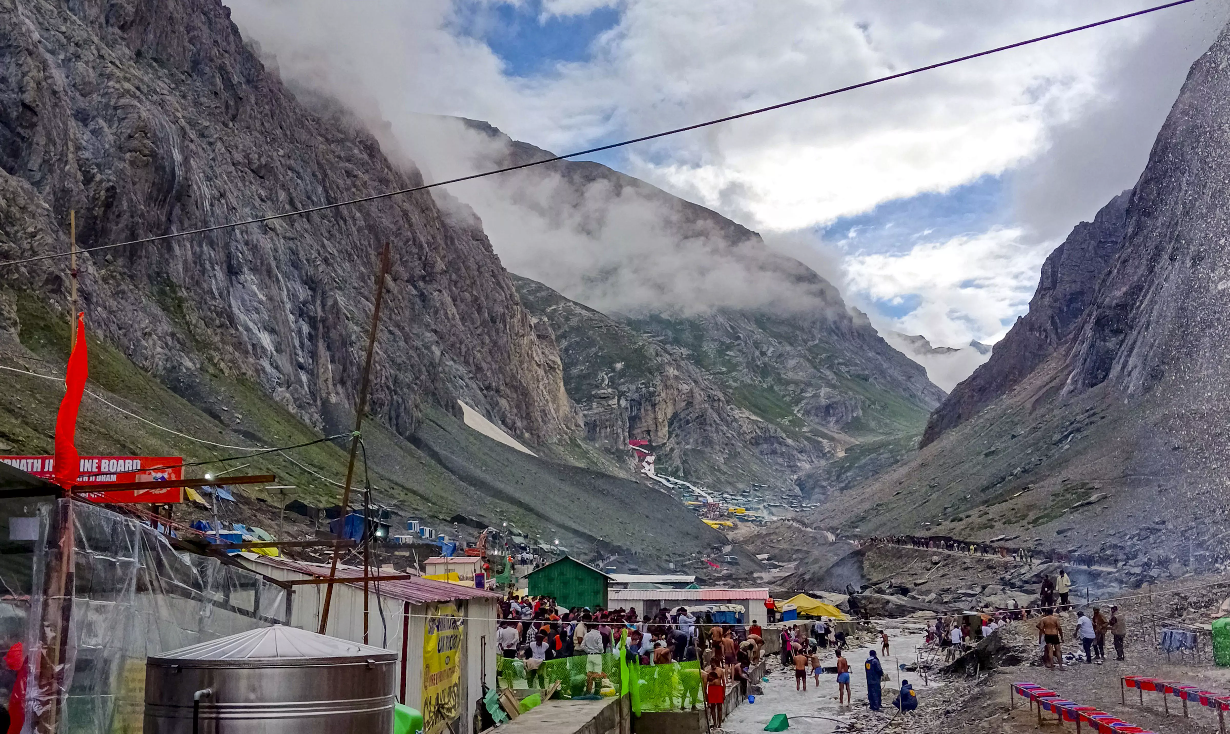 Amarnath Yatra Suspended Amid Heavy Downpour
