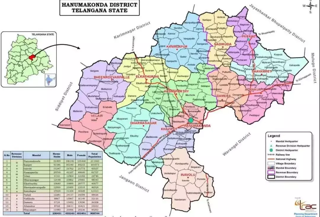 Demand to Merge Warangal, Hanamkonda Districts Gains Momentum