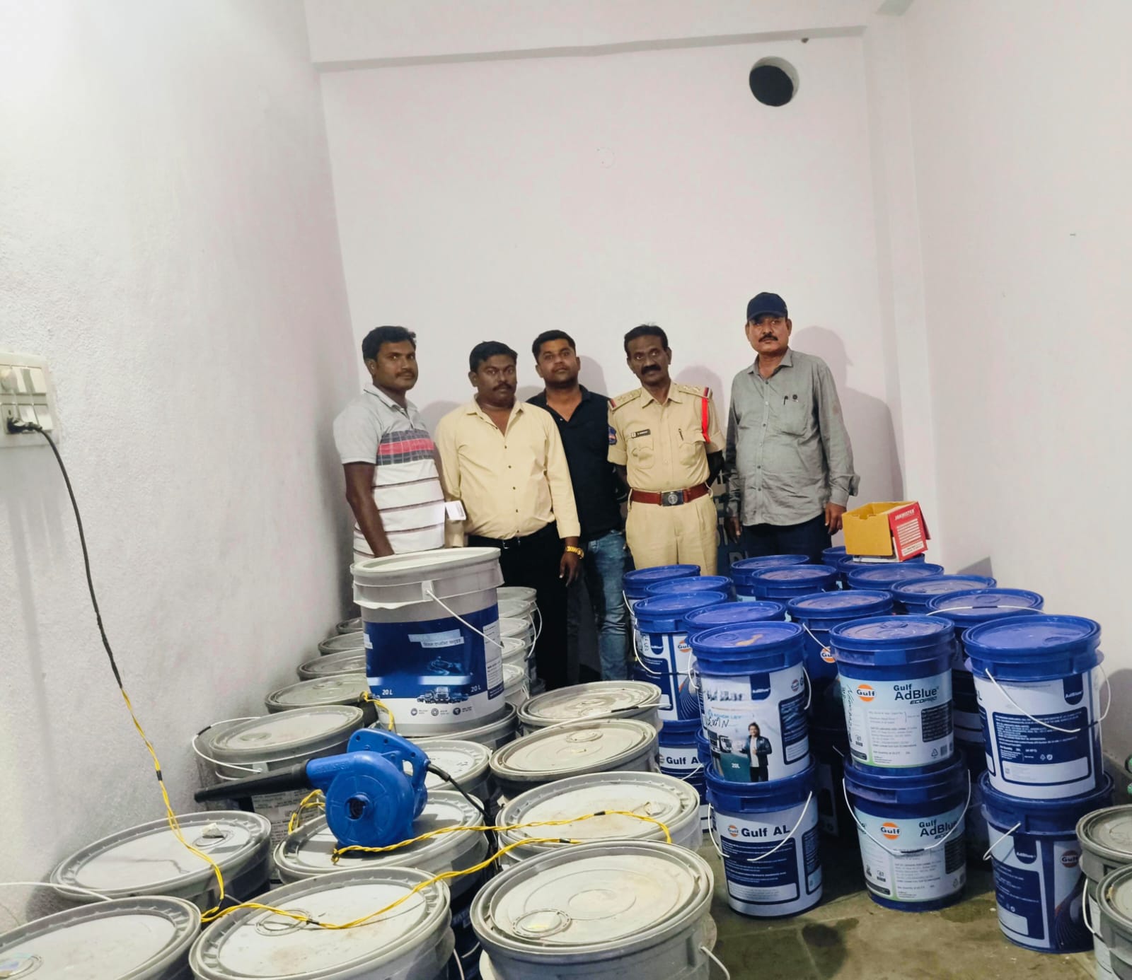 Man Arrested for Selling Fake Lubricant Oil in Warangal