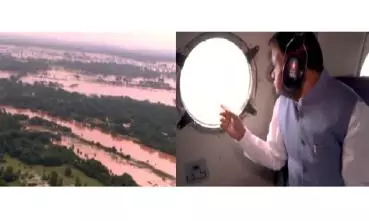 Odisha Flood: CM Mohan Majhi Conducts Aerial Survey, Says Situation Under Control