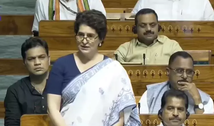 Priyanka Urges Centre to Waive Loans of Flood, Landslide Victims in Wayanad