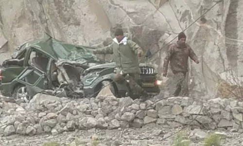 Ladakh: Boulder Falls on Army Vehicle, Rescue Operation in Progress
