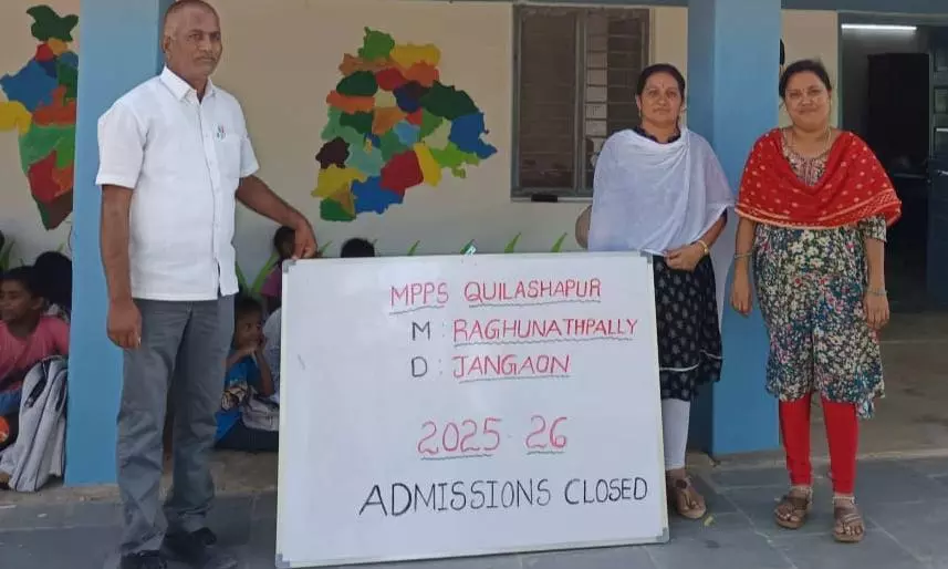 Admissions Closed After Big Demand For Govt School In Jangaon