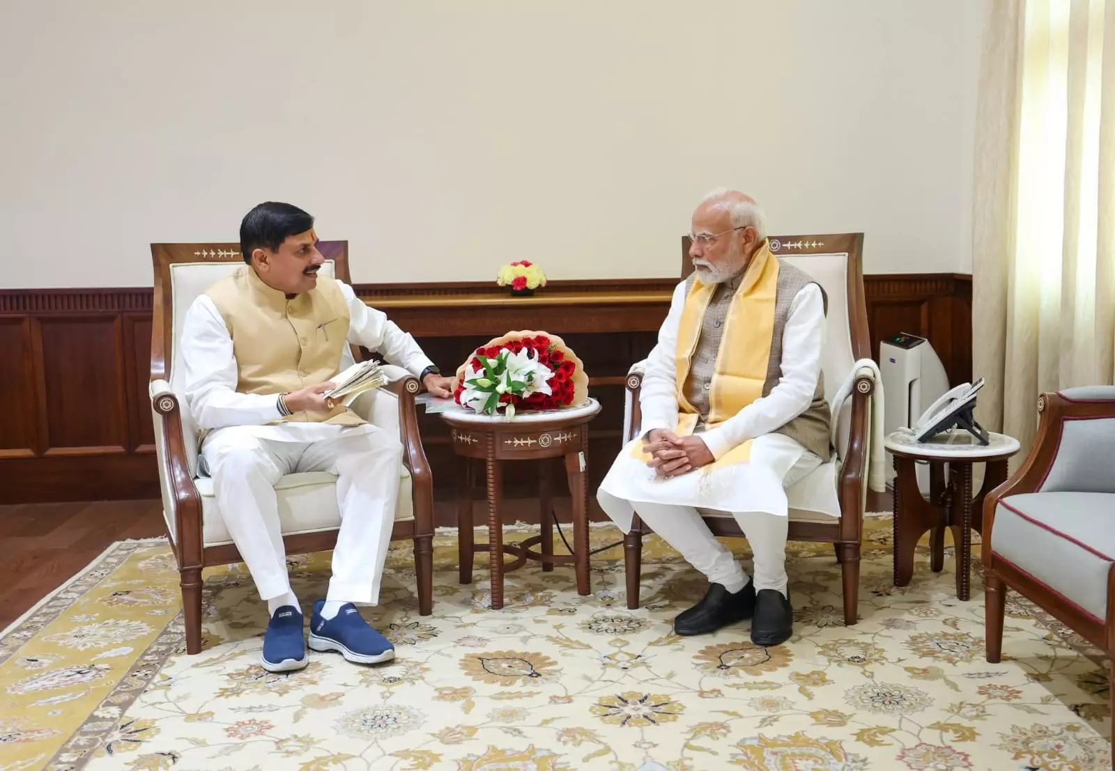 MP: CM Yadav Meets PM, HM, Presents 18-Month Progress Report