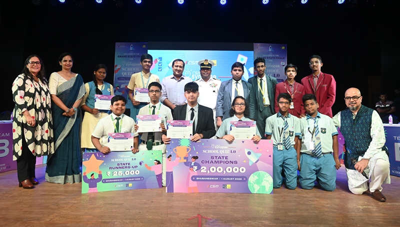 KIIT Wins CSM Synapse 4.0 Quiz Competition in Odisha