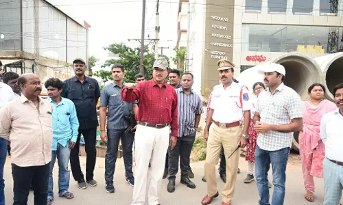 HYDRAA Chief Inspects Lakes Across Hyderabad