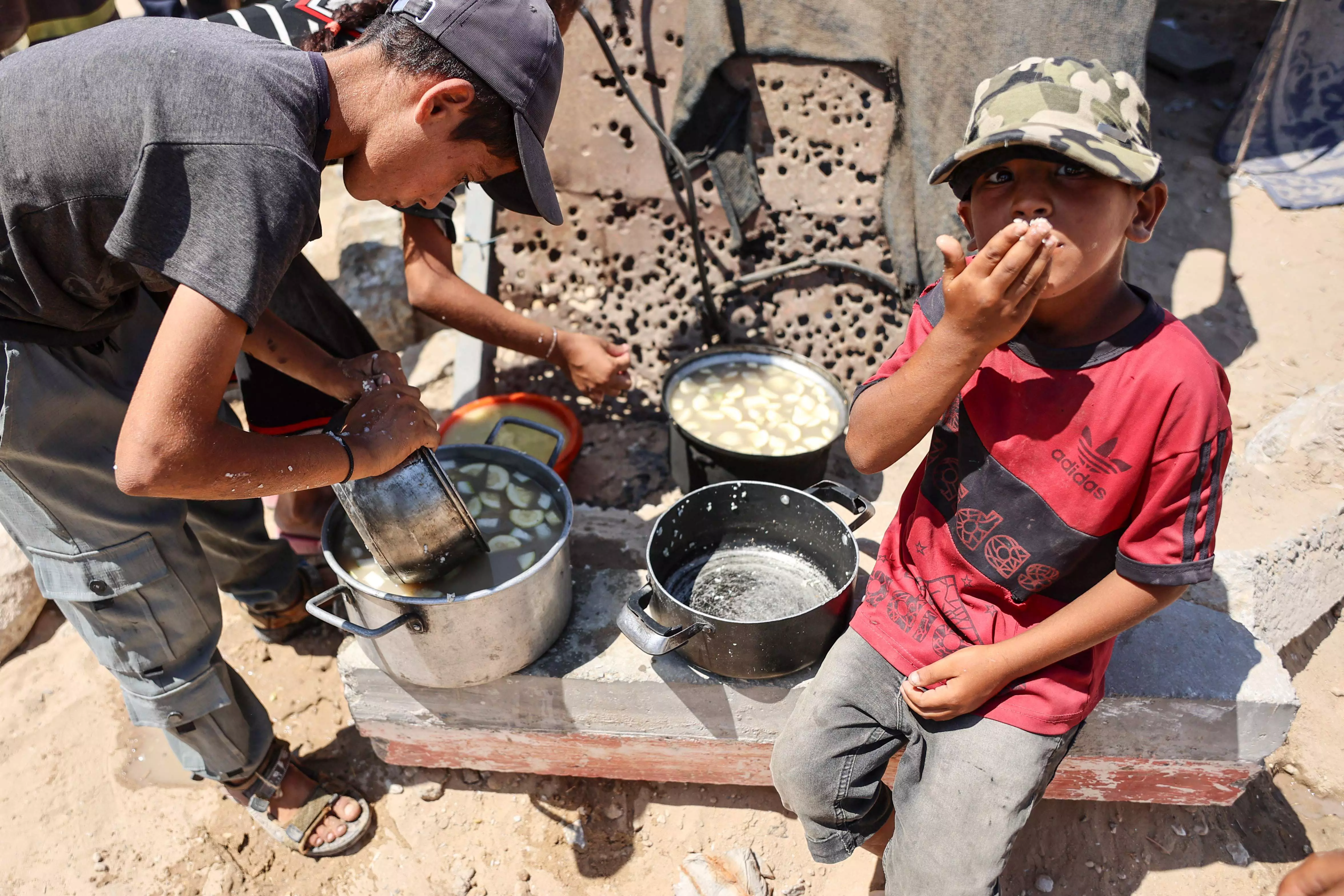 How a Family in Gaza Devotes Each Day to Secure Sufficient Food for Survival