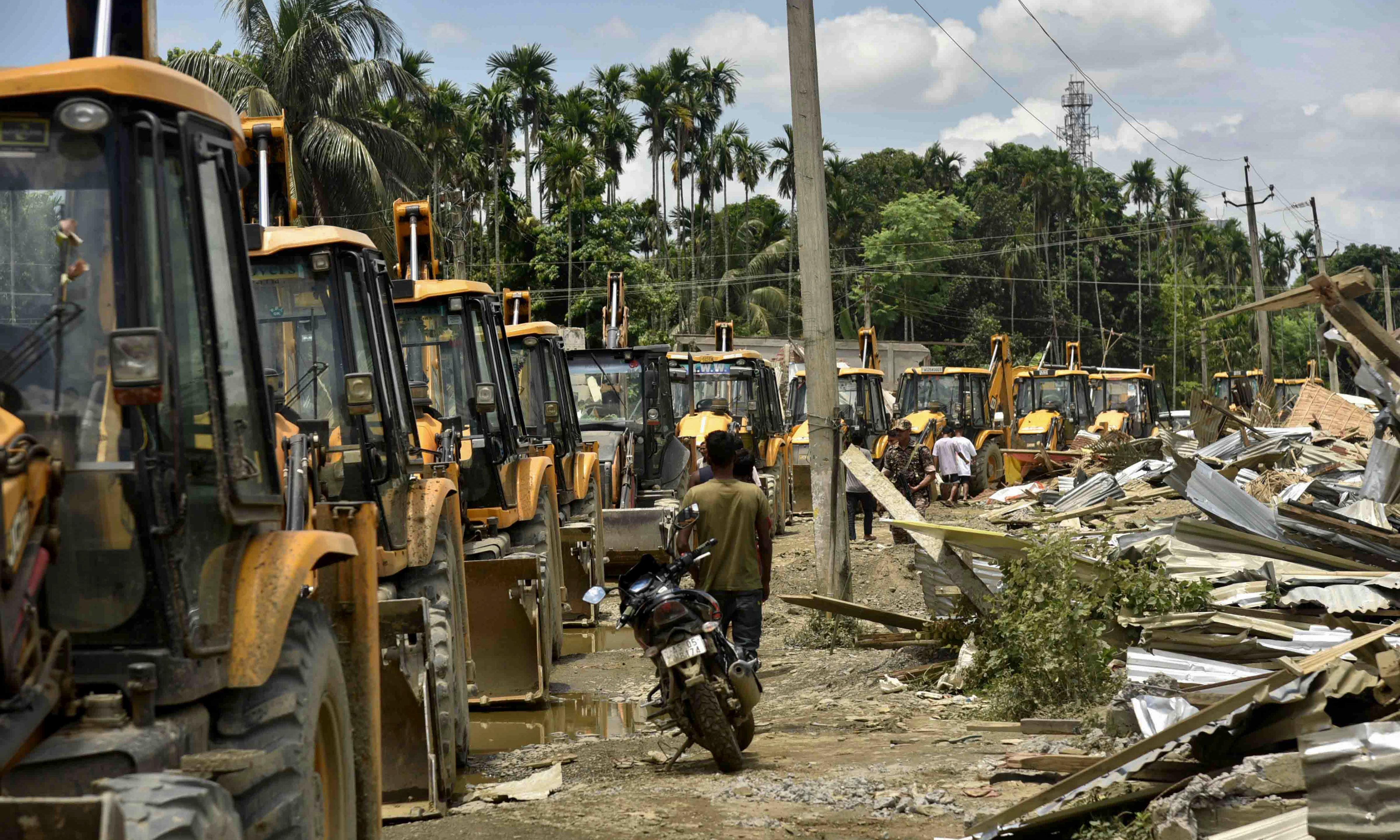 Assam Eviction Drive Displaces Families, Clears Forest Land