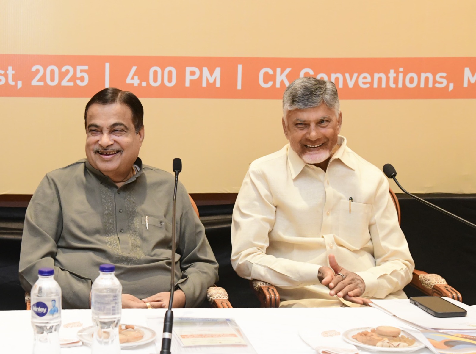 Gadkari Yields to AP CM’s Proposal for Main Highway Initiatives