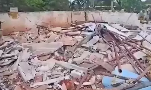 Dairy Farmer Takes Buffaloes To Mla’s Office After Shed Demolished