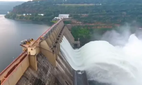 Inflows Slow Down at Srisailam