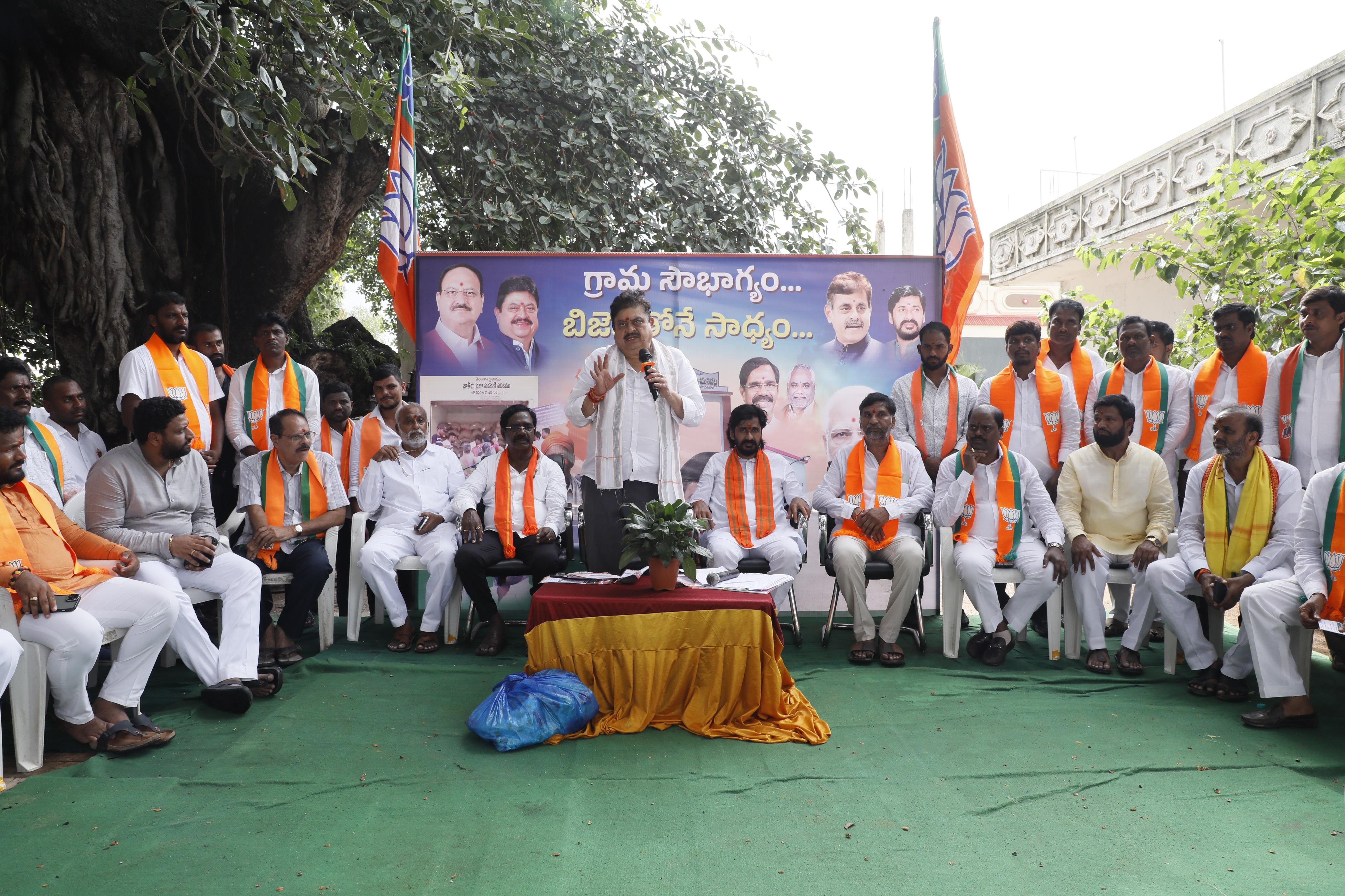 BJP Launches Outreach Campaign in Uppal Village, Highlights Modi Achievements