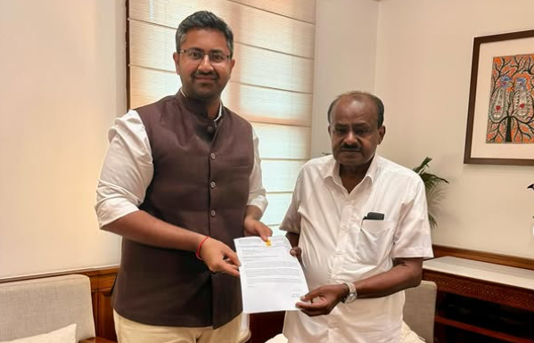 MP Sribharat Urges Minister to Reinstate Steel Plant Workers