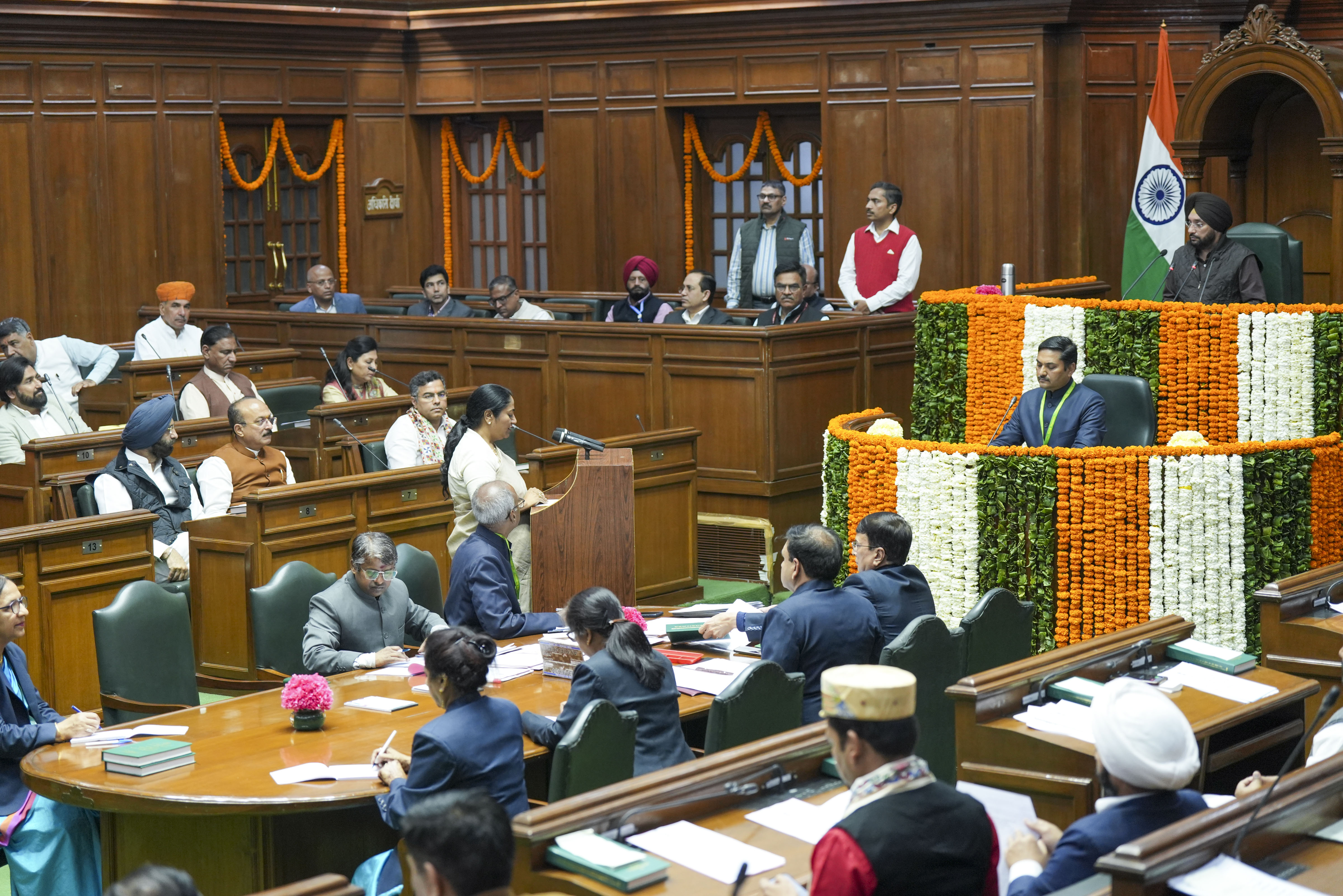 Delhi Assembly erupts in chaos as AAP and BJP trade barbs