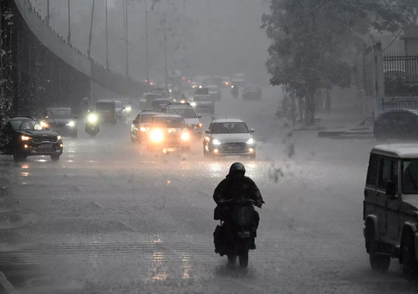 New Clouds Form Over Parts of Hyderabad
