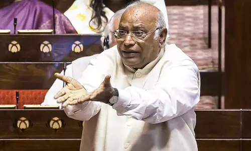 Kharge Slams Security Deployment in Rajya Sabha Kharge Slams Security Deployment in Rajya Sabha