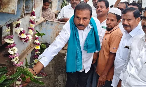 SRSP Canals Receive Water For Kharif Season