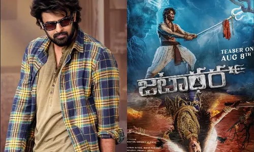 Rebel Star Prabhas to Unveil Sudheer Babu, Prerna Arora’s Jatadhara Teaser