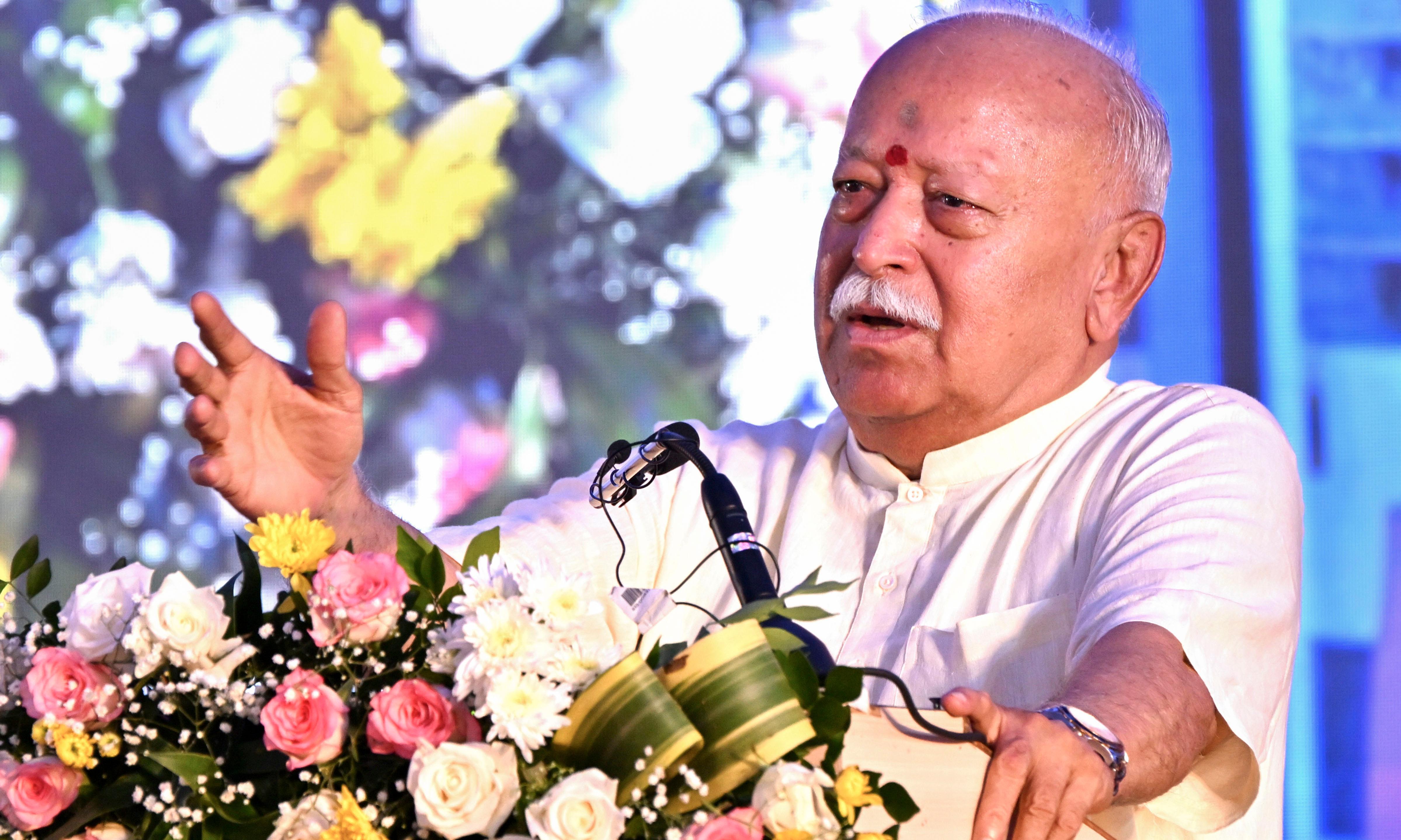 Bhagwat: India to be Vishwaguru with Spirituality, Dharma