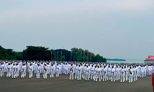 2,010 Agniveers Pass Out At INS Chilka; Vice Admiral Rajesh Pendharkar Reviews Parade