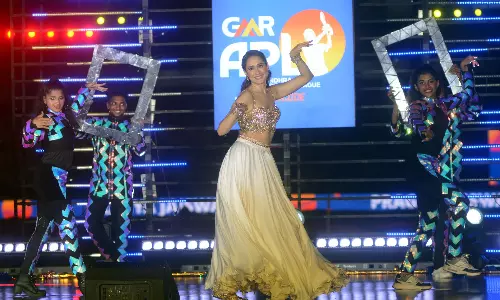 Civil Aviation Minister Ram Mohan Naidu, Actor Venkatesh Inaugurate APL Season-4 Civil Aviation Minister Ram Mohan Naidu, Actor Venkatesh Inaugurate APL Season-4