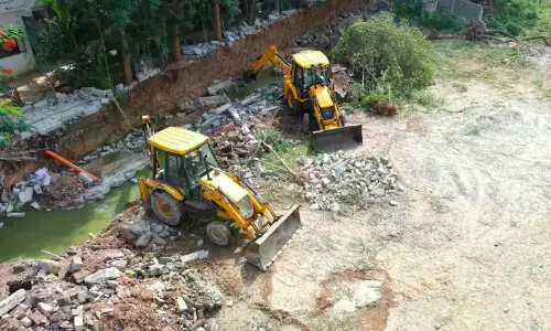 Encroached Nalas, Clogged Drains Flood Yousufguda and Ameerpet Encroached Nalas, Clogged Drains Flood Yousufguda and Ameerpet