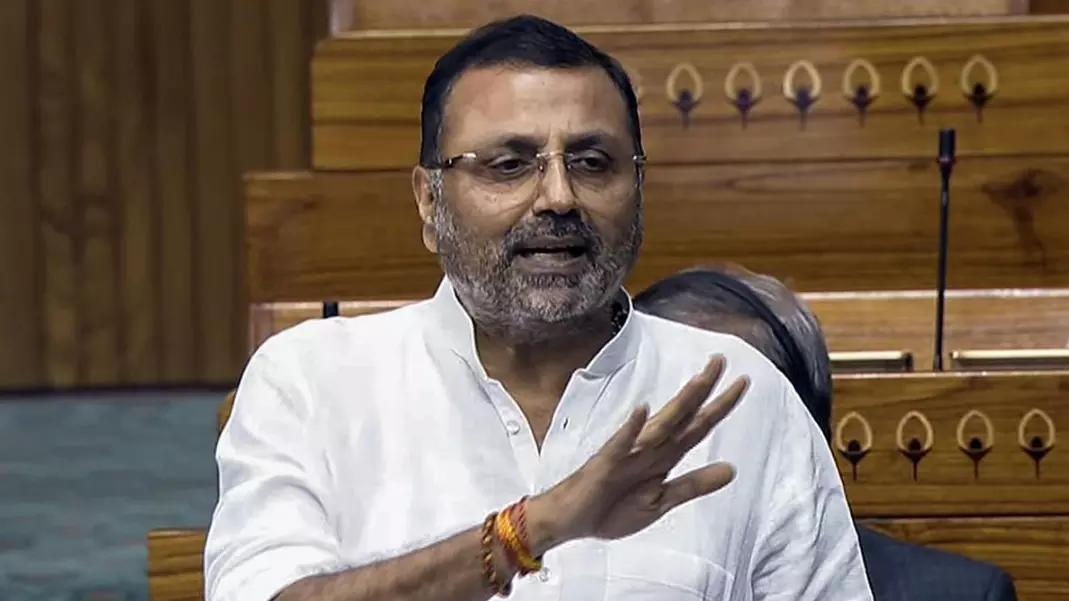 BJP MP Nishikant Dubey Files Privilege Complaint Over FIR in Temple Entry Case